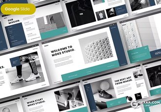 39页商务团队介绍产品展示商业计划通用国外GoogleSlides模板 - 顶尖PPT