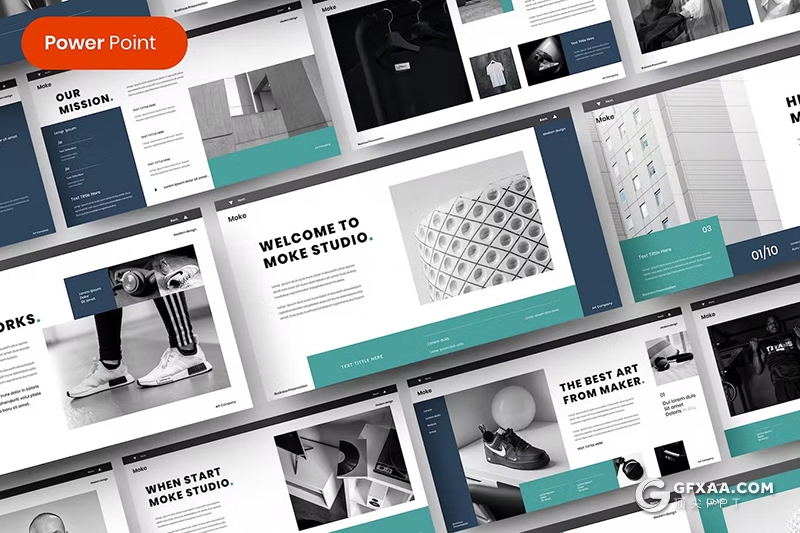 39页商务团队介绍产品展示商业计划通用国外PPT模板 - 顶尖PPT