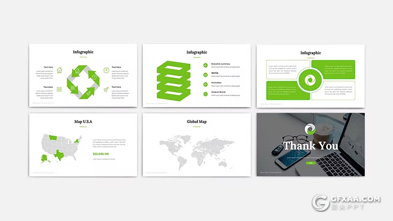 33页绿色大气十四行团队介绍商业计划商务通用国外KeyNote模板 - 顶尖PPT