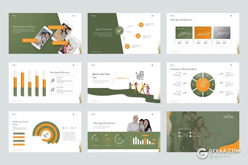 30页亲子户外活动儿童娱乐主题国外 KeyNote模板 - 顶尖PPT