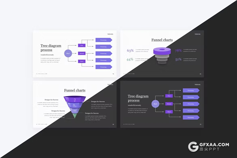 82页摄影图片展示模特展示通用国外PPT模板 - 顶尖PPT