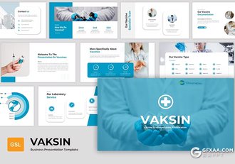 31页疫苗接种医学研究医疗科研国外GoogleSlides模板 - 顶尖PPT