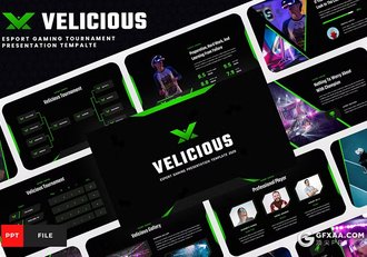 36页高端大气游戏主题通用国外PPT模板 - 顶尖PPT