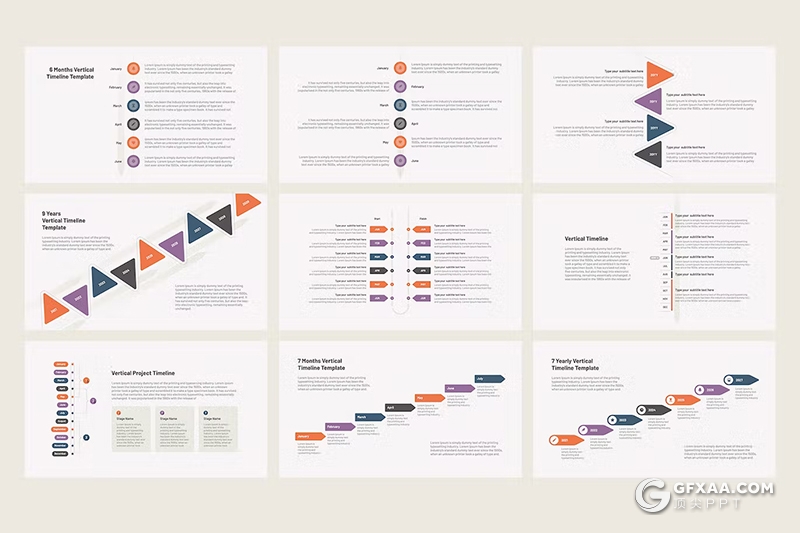 32页多色彩商务图形图表通用GoogleSlides模板 - 顶尖PPT
