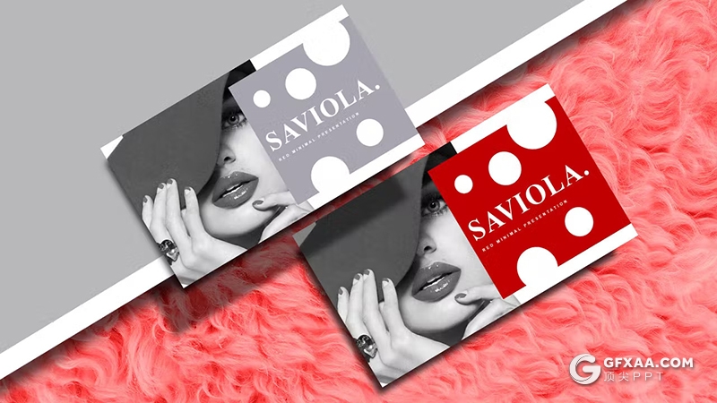 35页精美时尚摄影图片展示产品展示通用国外PPT模板两种配色 - 顶尖PPT