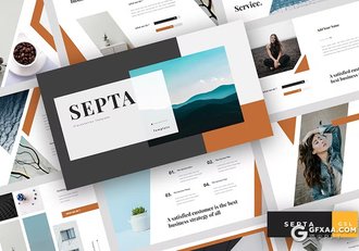 54页摄影图片展示产品展示通用国外GoogleSlides模板 - 顶尖PPT