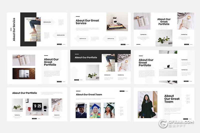 30页教育培训宣传介绍教育创业通用国外PPT模板 - 顶尖PPT