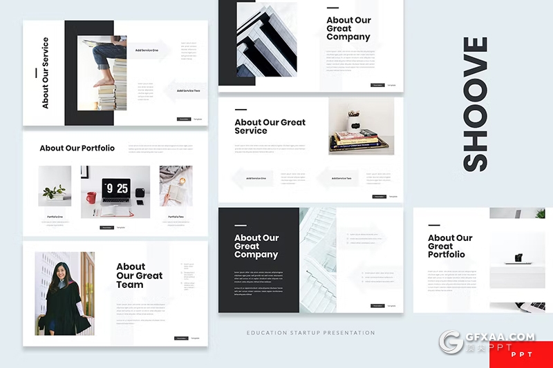 30页教育培训宣传介绍教育创业通用国外PPT模板 - 顶尖PPT