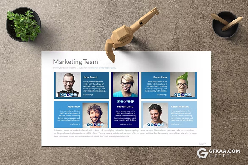 30页团队介绍商务计划书产品研发商务通用国外PPT模板 - 顶尖PPT