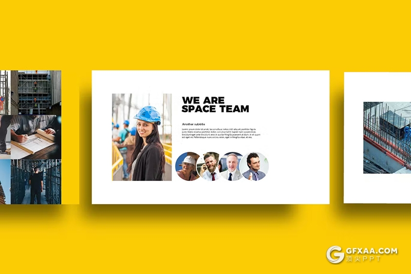 30页商业地产建筑工程施工项目公司项目介绍展示国外Keynote模板 - 顶尖PPT