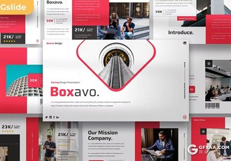 35页企业介绍商业计划书团队介绍商务通用国外GoogleSlides模板 - 顶尖PPT