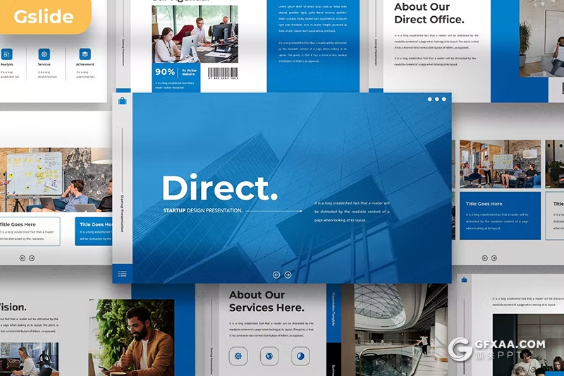 36页大气企业介绍商业计划书商务通用国外GoogleSlides模板 - 顶尖PPT