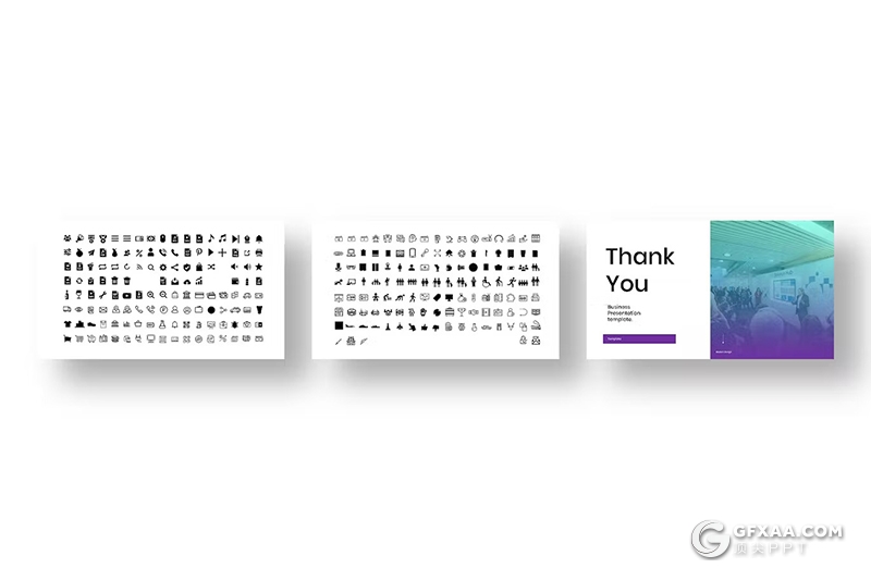 39页渐变蓝色企业合作商业计划团队介绍商务通用国外GoogleSlides模板 - 顶尖PPT