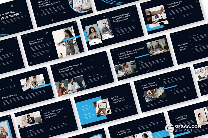 30页高端大气商业计划书财务管理主题演讲商务通用国外KeyNote模板 - 顶尖PPT
