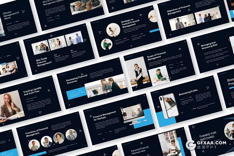 30页高端大气商业计划书财务管理主题演讲商务通用国外KeyNote模板 - 顶尖PPT