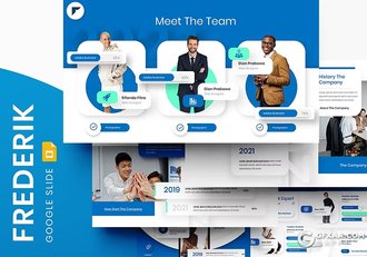 39页精美大气企业简介团队介绍商业计划商务通用国外GoogleSlides模板 - 顶尖PPT