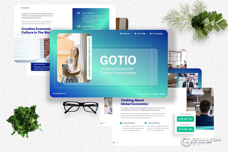 40页渐变色商业计划书团队介绍商务通用国外KeyNote模板 - 顶尖PPT