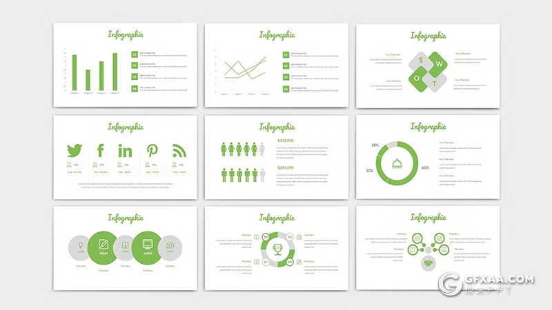 30页绿色蔬菜食品介绍通用国外KeyNote模板 - 顶尖PPT