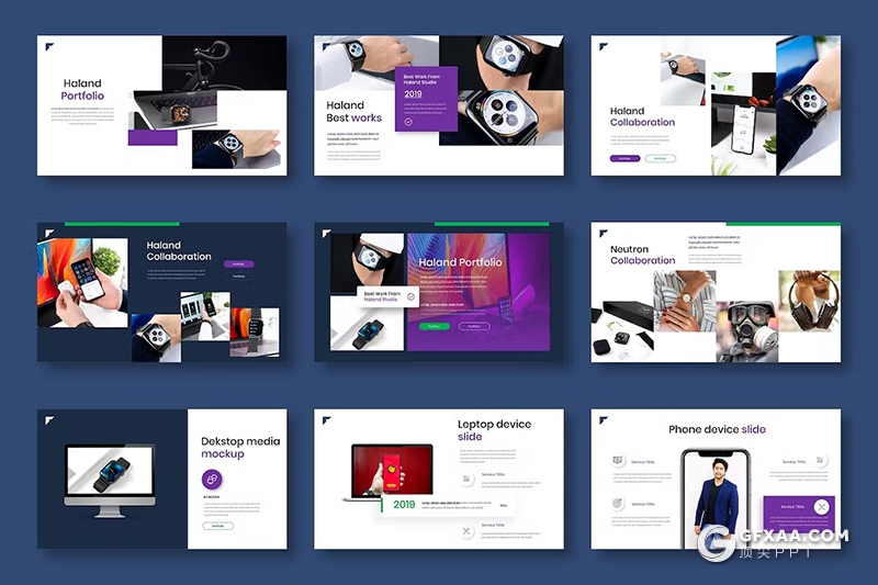 39页高端大气产品介绍团队简介商业计划商务通用国外PPT模板 - 顶尖PPT