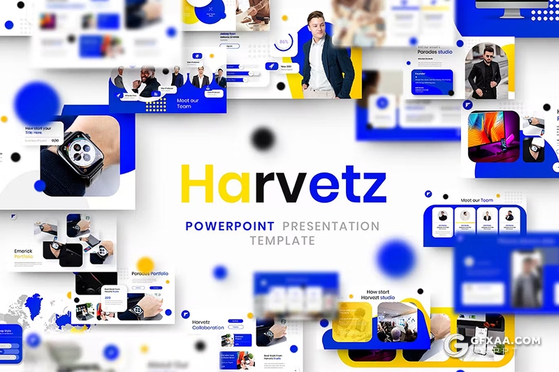 39页时尚精美商业计划团队介绍企业简介商务通用国外PPT模板 - 顶尖PPT