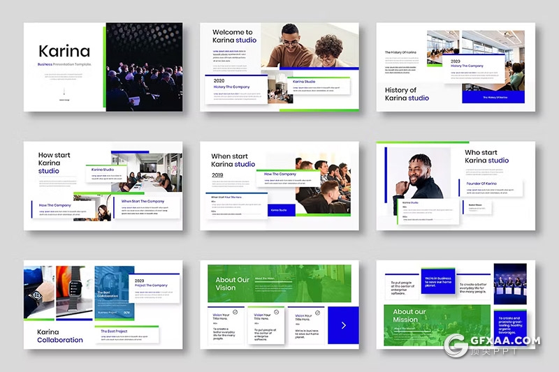39页大气精美企业介绍商业计划商务通用国外GoogleSlides模板 - 顶尖PPT