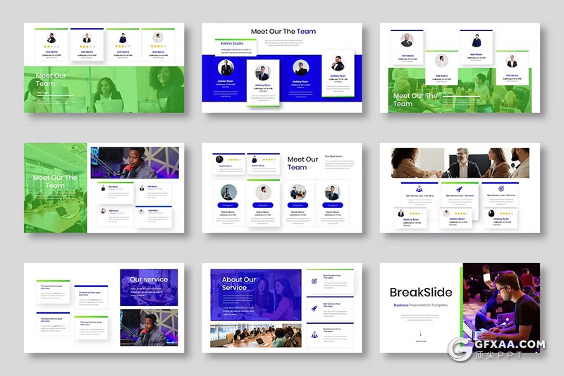 39页大气精美企业介绍商业计划商务通用国外GoogleSlides模板 - 顶尖PPT