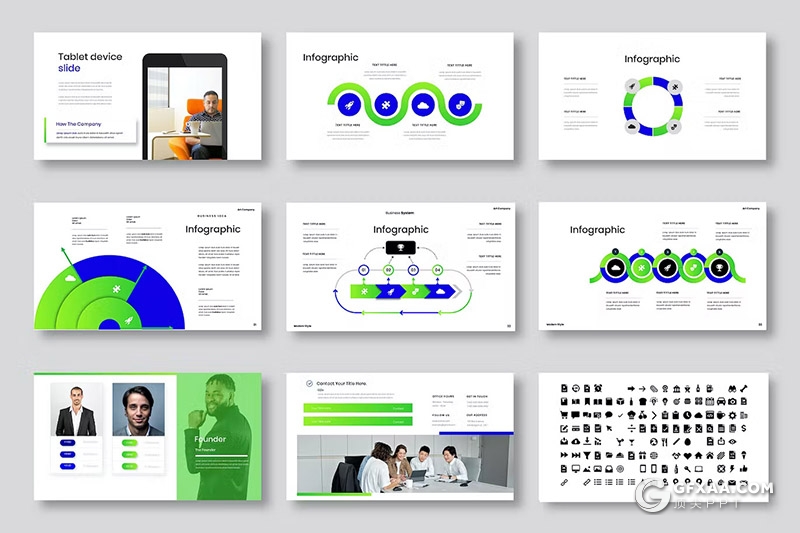 39页大气精美企业介绍商业计划商务通用国外GoogleSlides模板 - 顶尖PPT