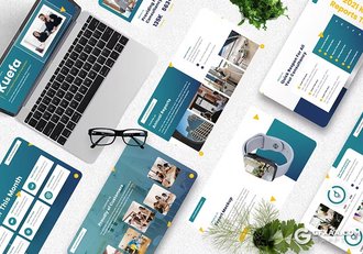 40页团队介绍企业年度报告总结商务通用国外KeyNote模板 - 顶尖PPT