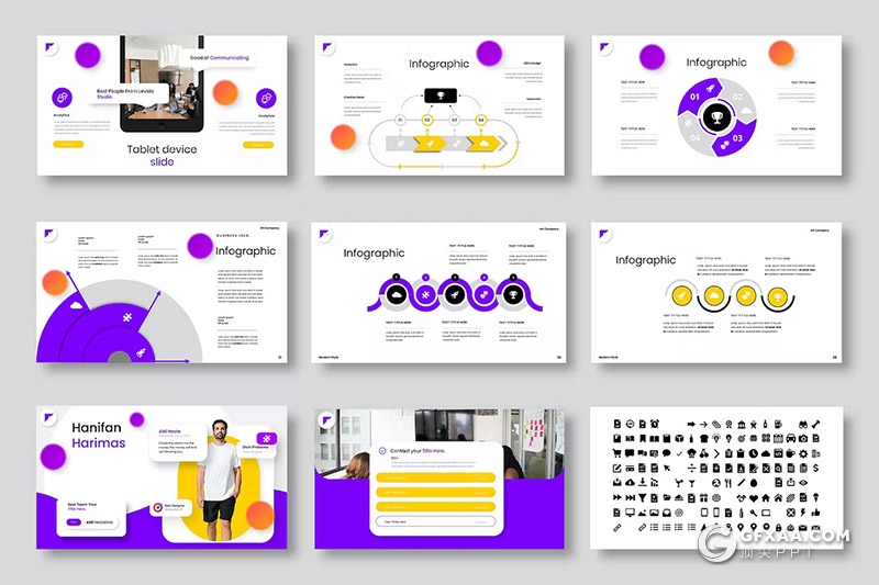 39页精美时尚商务团队介绍商业计划商务通用国外KeyNote模板 - 顶尖PPT