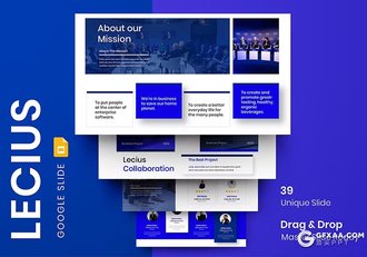 39页企业业务介绍商业计划商务通用国外GoogleSlides模板 - 顶尖PPT