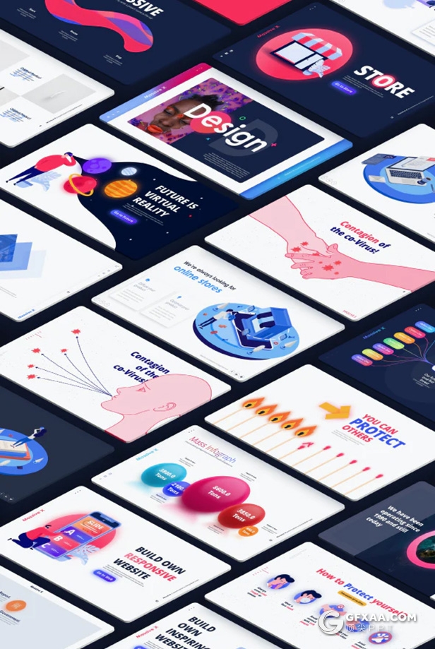 1310页超大型国外高端商务全动画Massive X PPT模板 - 顶尖PPT