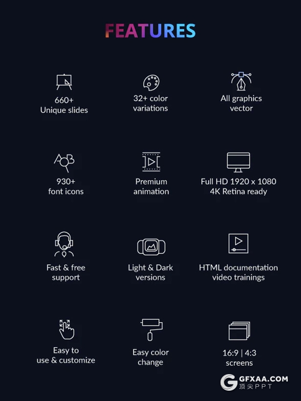 1310页超大型国外高端商务全动画Massive X PPT模板 - 顶尖PPT