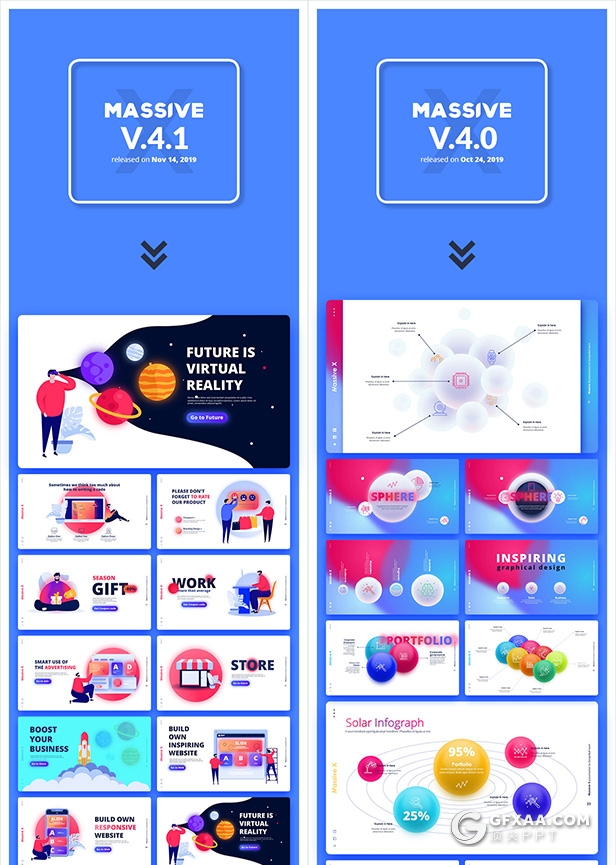 1310页超大型国外高端商务全动画Massive X PPT模板 - 顶尖PPT