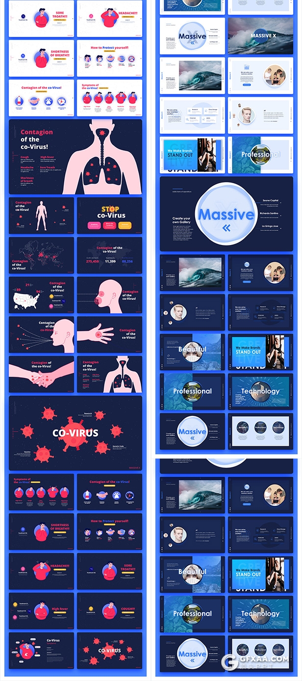 1310页超大型国外高端商务全动画Massive X PPT模板 - 顶尖PPT
