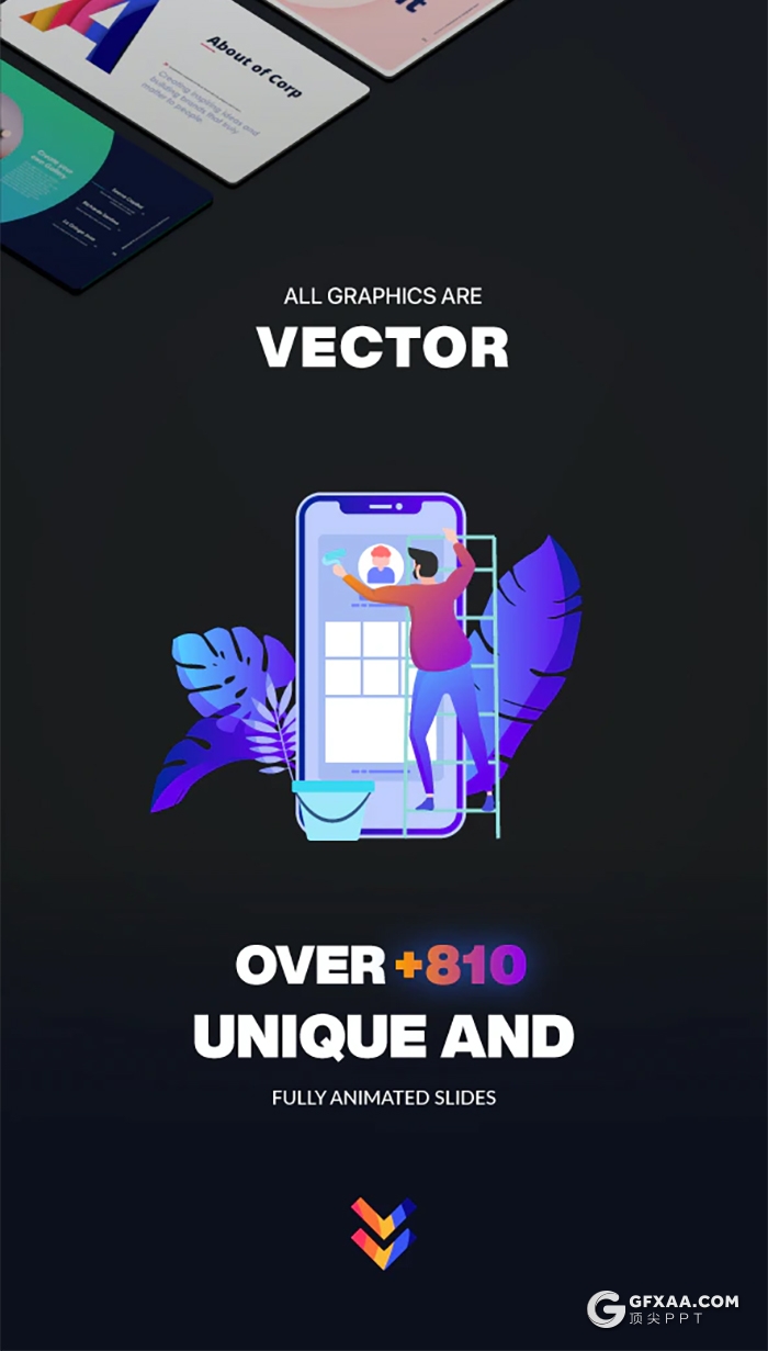 1490页国外巨作全动画数据图形图表Massive X PPT模板 - 顶尖PPT