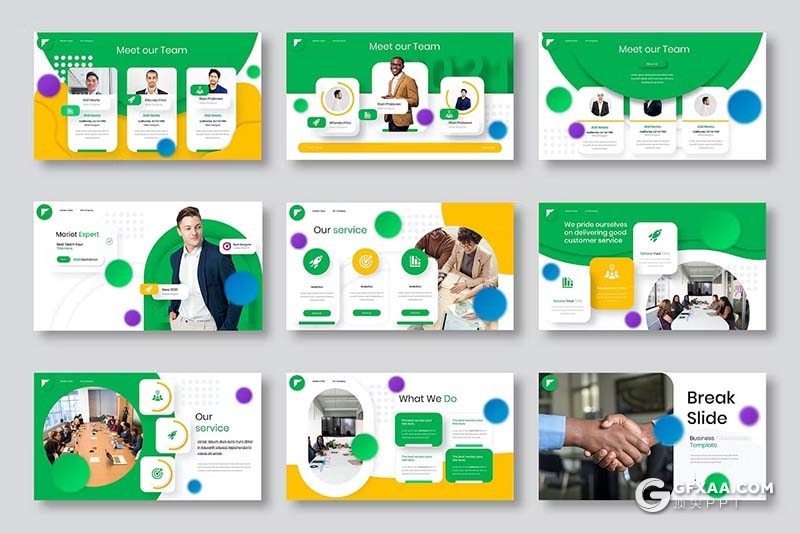 39页时尚精美品牌宣传团队介绍商业计划商务通用国外KeyNote模板 - 顶尖PPT
