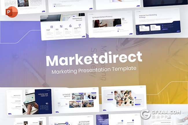 26页团队营销商业计划商务通用国外PPT模板 - 顶尖PPT