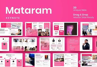 39页品牌宣传商业计划团队介绍商务通用国外KeyNote模板 - 顶尖PPT