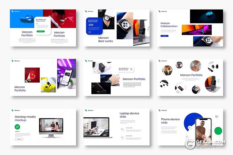 39页简约大气品牌宣传团队介绍商业计划商务通用国外KeyNote模板 - 顶尖PPT