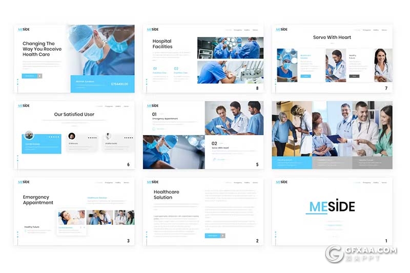 32页医疗行业研究数据分析临床试验通用国外PPT模板 - 顶尖PPT
