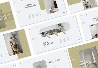 30页简约大气家居产品展示设计研发国外GoogleSlides模板 - 顶尖PPT