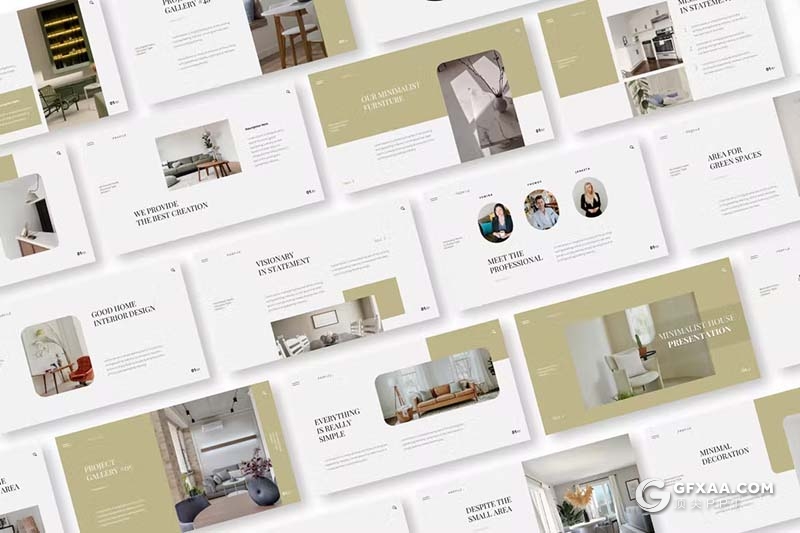 30页简约大气家居产品展示设计研发国外GoogleSlides模板 - 顶尖PPT