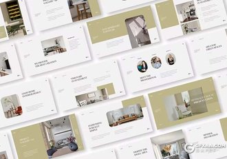 30页简约大气家居产品展示设计研发国外PPT模板 - 顶尖PPT
