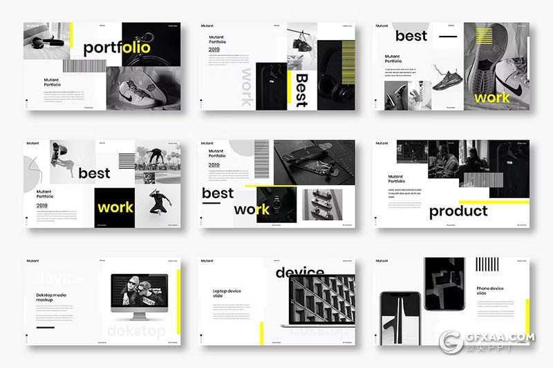 39页产品研发展示品牌宣传国外PPT模板 - 顶尖PPT