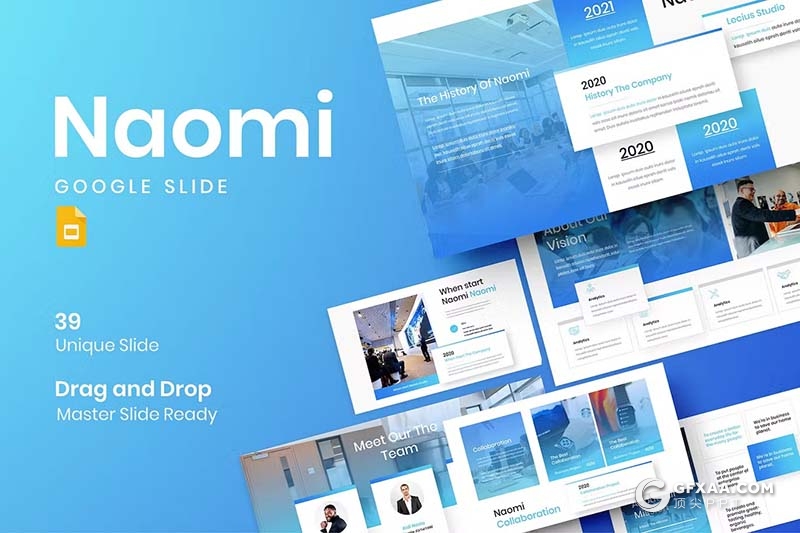 39页企业介绍品牌宣传合作商业计划商务通用国外GoogleSlides模板 - 顶尖PPT