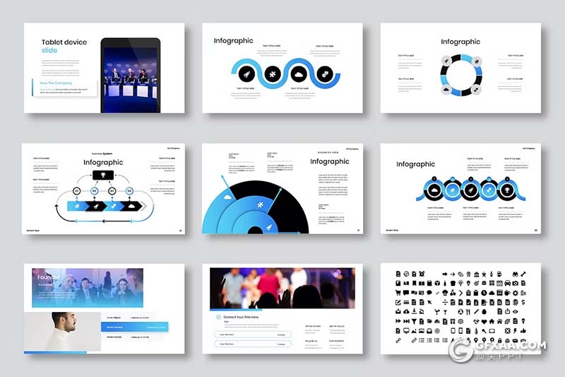 39页企业介绍品牌宣传合作商业计划商务通用国外PPT模板 - 顶尖PPT
