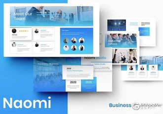 39页企业介绍品牌宣传合作商业计划商务通用国外PPT模板 - 顶尖PPT