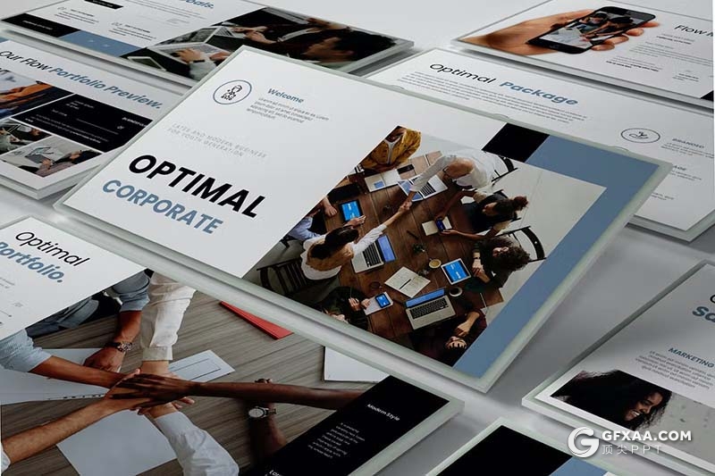 30页商业团队介绍商务合作商务通用国外KeyNote模板 - 顶尖PPT