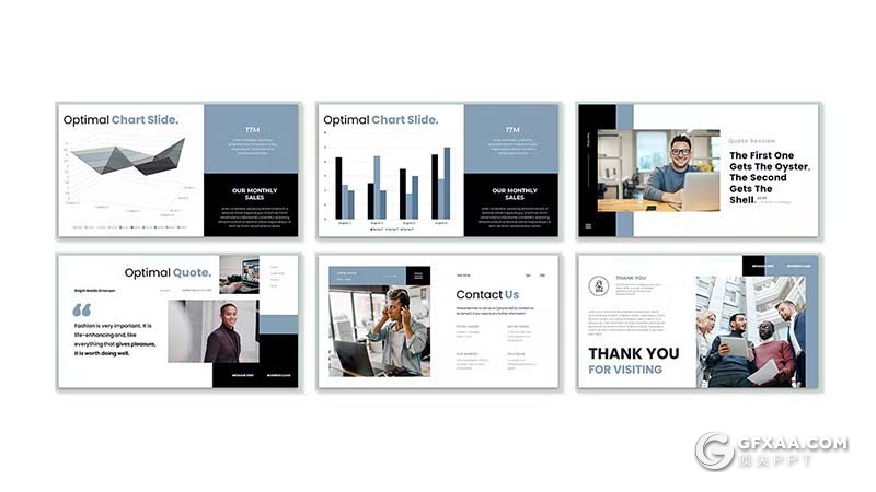 30页商业团队介绍商务合作商务通用国外KeyNote模板 - 顶尖PPT