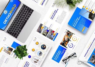 40页翻修施工商业地产建筑工程项目介绍展示国外GoogleSlides模板 - 顶尖PPT